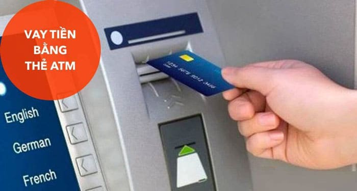 Thủ tục vay tiền qua thẻ ATM