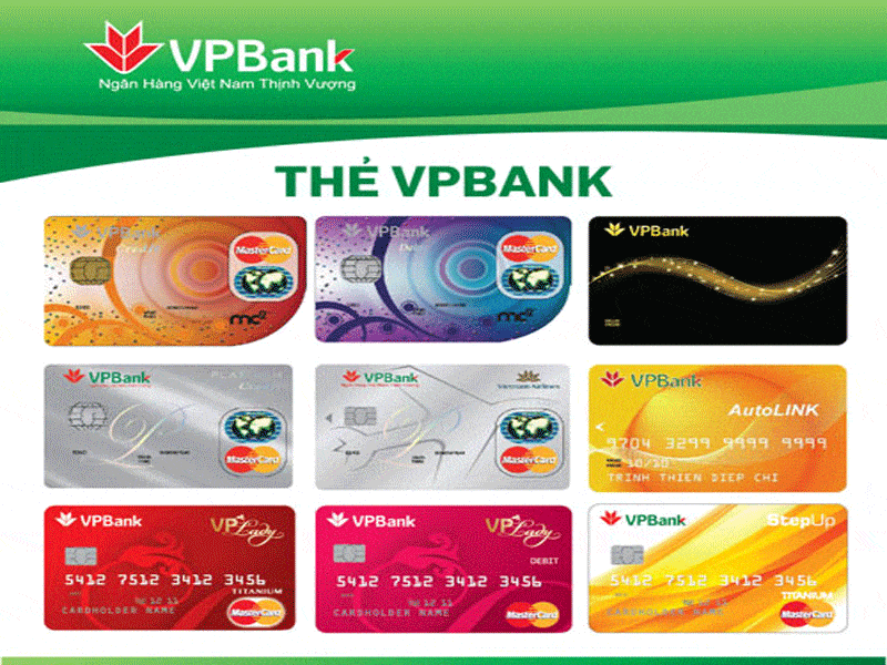 Biểu phí thẻ tín dụng VpBank