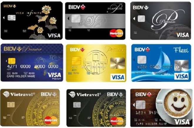 Thẻ tín dụng bidv mới nhất