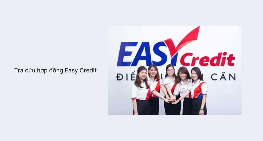 5+ cách tra cứu hợp đồng Easy Credit đơn giản nhất