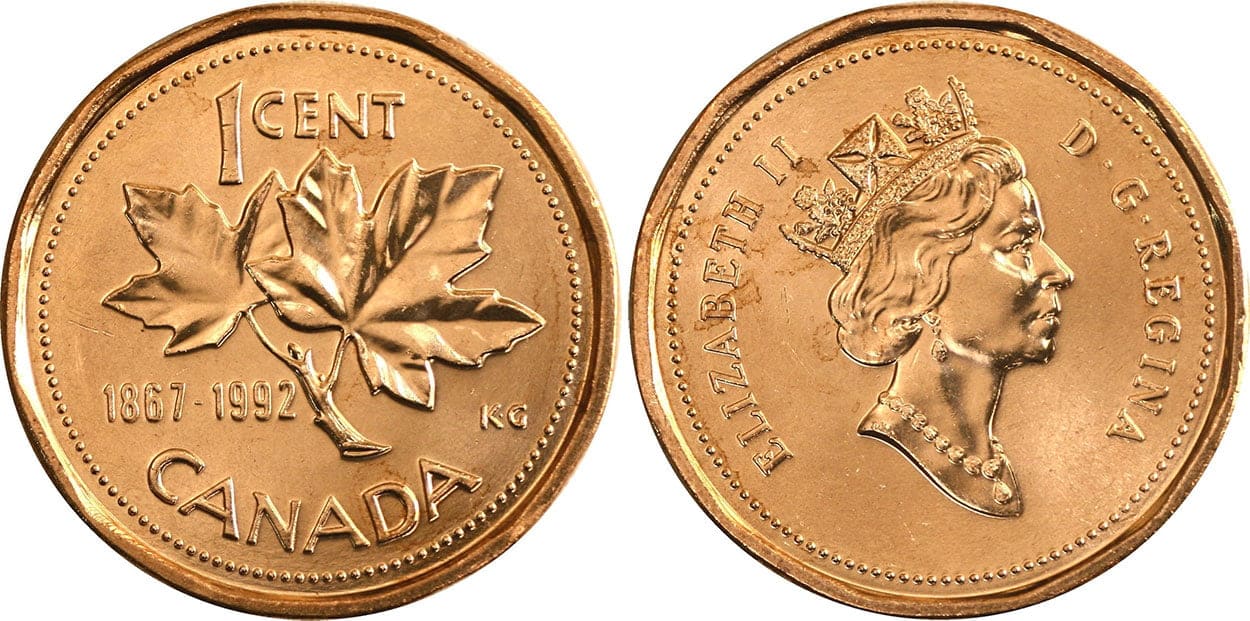 1 xu tiền Canada (Penny)
