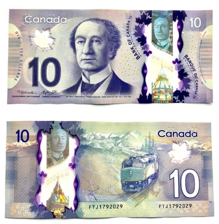 Tiền 10 Đô la Canada