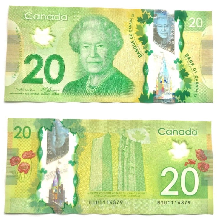 Tiền 20 Đô la Canada