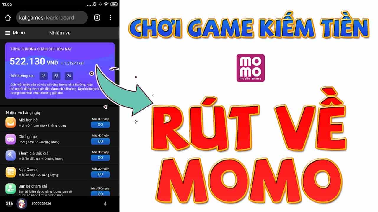 10+ App chơi game kiếm tiền rút về Momo uy tín mới nhất 2023