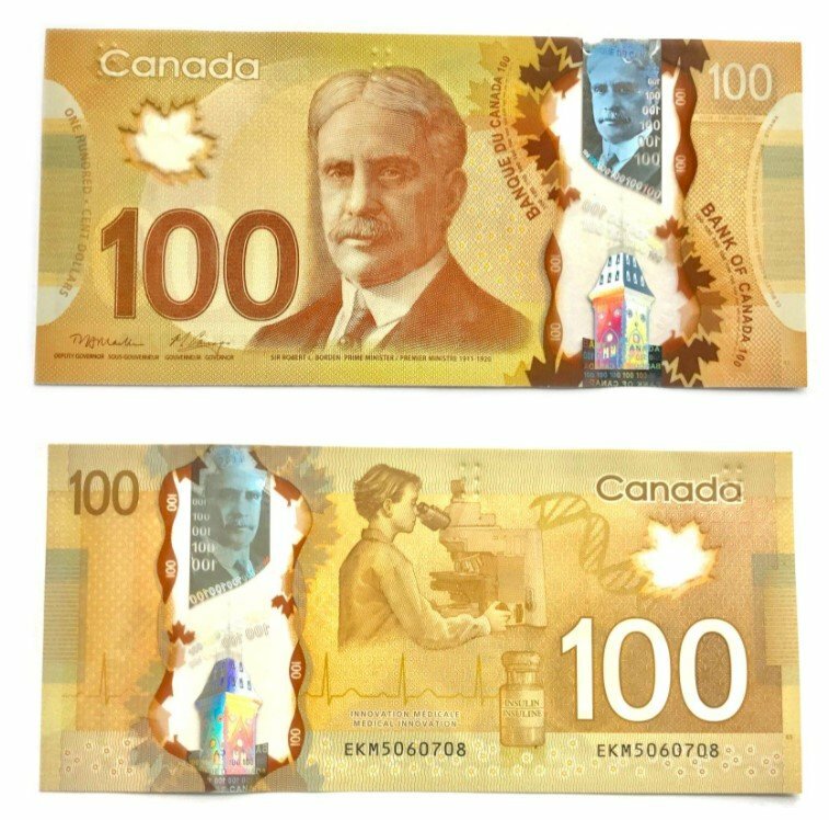 Tiền 100 Đô la Canada
