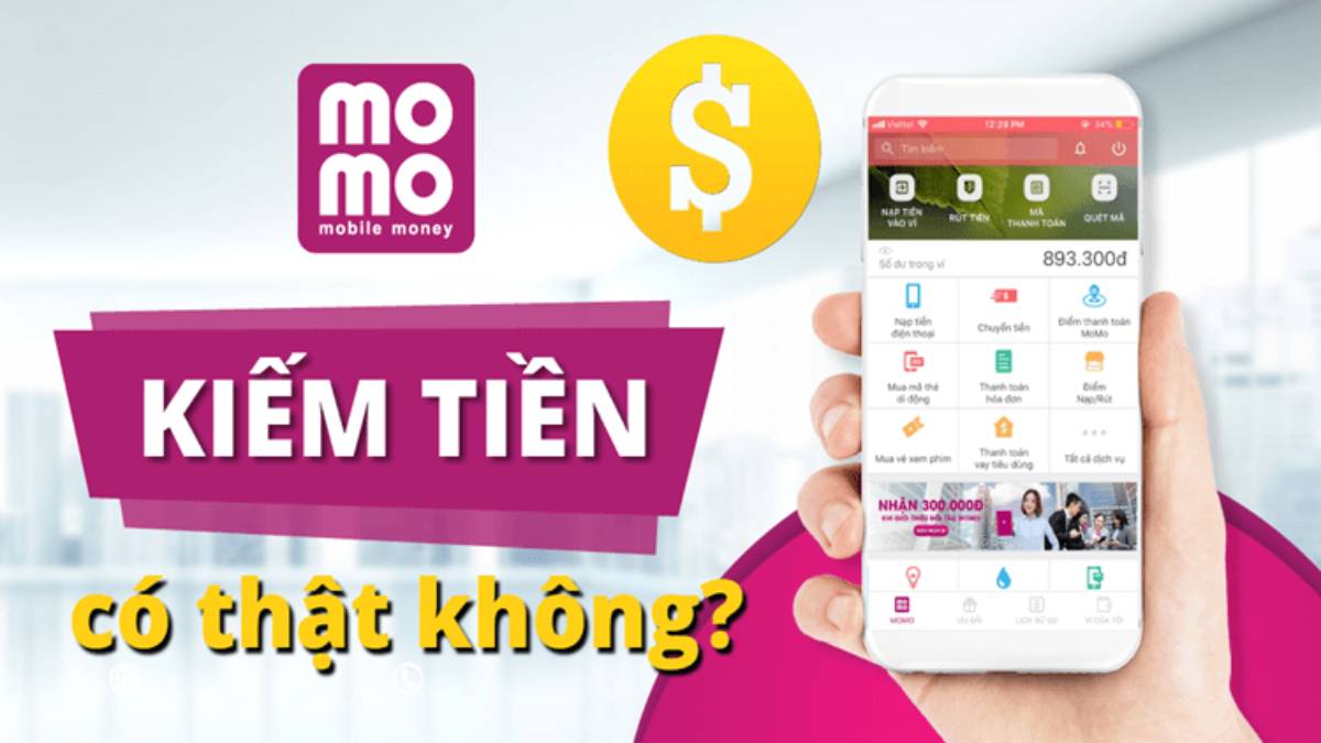 Có thể kiếm tiền trên ví Momo thật không?